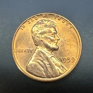 1959 P Lincoln Memorial Cent/Penny - Stempelglanz - rot - Bild 1 von 2
