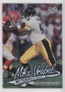 1997 Fleer Ultra Platinum Medallion Edition Mike Vrabel #P319 Rookie RC