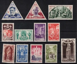 TIMBRE MONACO SERIE COMPLETE N° 353/364 NEUVE ** GOMME SANS CHARNIERE - Picture 1 of 2