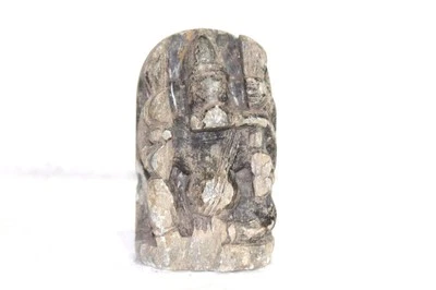 Stone Ganesha Statue 1900s Old Vintage Indian Home Decor Collectible - Imagem 1 de 4