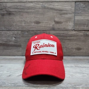 Tacoma Rainiers Mesh Trucker Hat Cap Adult Mens Autograph Adjustable StrapBack - Picture 1 of 9