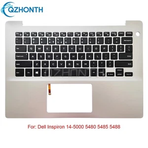 Repose paume neuve pour Dell Inspiron 14-5000 5480 5485 5488 avec clavier rétroéclairé 14" - Photo 1/2
