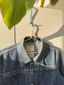 Helmut Lang 1998 Vintage Jeansblau Jacke 48 Made In Italy - Bild 1 von 13