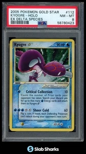 2005 POKEMON GOLD STAR EX DELTA SPECIES #112/113 KYOGRE HOLO PSA 8 - Bild 1 von 4