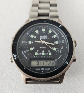 Haverhills Navigator Military Men Watch Digital Analog Running 1990s New Battery - Picture 1 of 13