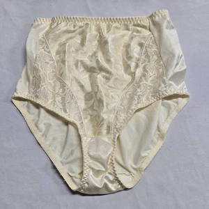 Vintage Playtex Secret Control Satin-Höschen Stil # 2680 elfenbeinfarben Größe X Large - Bild 1 von 5