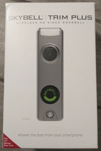 Silver Skybell Trim Plus WiFi HD Doorbell Camera, TR04100SL, Color Night Vision - Picture 1 of 4