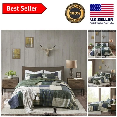Woolrich Mill Creek Reversible Quilt Set - Cozy Oversized Full/Queen Bedding - Image 1 of 4