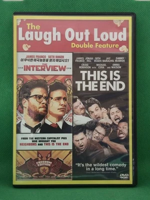 The Interview & This Is The End FAST SHIPPING Laugh Out Loud Double Feature DVD - Image 1 of 2