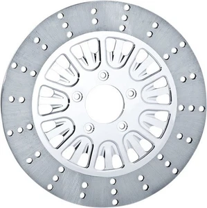 RC Components 11.75" Floating Rotors COG117126CLF2K Chrome Aluminum Front/Left - Picture 1 of 3