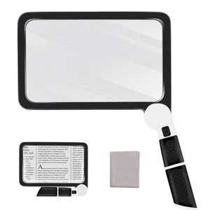 5X Magnifying Glass with Light, Lightweight Full Page Magnifier for Reading, ... - Bild 1 von 7