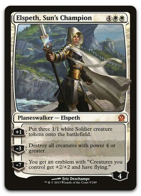 Elspeth, Sun's Champion #9 (LP) Theros THS Magic MTG - Image 1 of 2