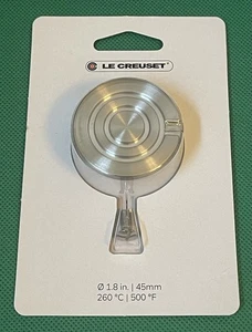 Le Creuset 1,8" 45 mm runder Edelstahl Tiegelknopf 100 Jahre Jubiläum - Bild 1 von 6