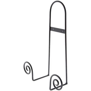 Bard's Black Wrought Iron Wall Mountable Tray, 16.25" H x 11.75" W x 4.5" D - Picture 1 of 1