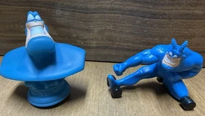 Figura de juguete vintage 1995 The Tick Bust & Power Roller Taco Bell Fox niños dibujos animados - Imagen 1 de 9
