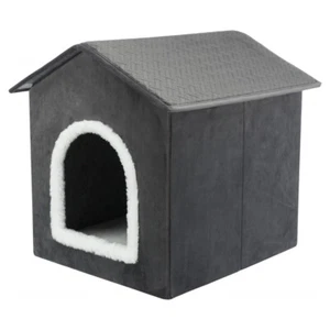Trixie Cave Livia Dark Grey/White for Cats, Various Sizes, NEW - Picture 1 of 4
