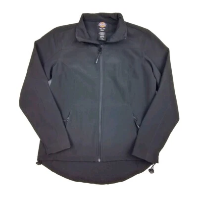 Chaqueta Dickies para mujer PEQUEÑA Softshell negra cremallera completa damas Foto 1 de 4