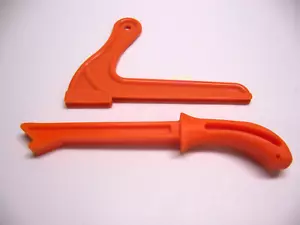 2 plastic Safety push sticks, wood worker pusher     #ms - Picture 1 of 3
