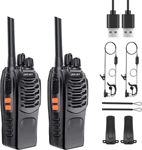 JUCJET 88E Walkie Talkie,Lizenzfrei PMR446 16 Kanäle Funkgeräte,Handfunkgerät - Bild 1 von 7
