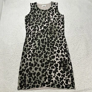 Calvin Klein Women's Small Sleeveless Sheath Dress Cheetah Print Pullover - Picture 1 of 12