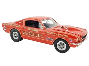 1965 FORD MUSTANG A/FX "WARBUCKS - PHIL BONNER" 1/18 DIECAST BY ACME A1801872 - Picture 1 of 6