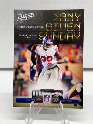 2021 Panini Prestige Any Given Sunday #AGS-JPP Jason Pierre-Paul New York Giants - Image 1 of 2