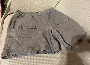 Pantalones cortos de carga para hombre Great Northwest, cintura elástica, 32W X 7L, gris - Imagen 1 de 3