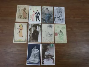 10 CPA Postcards Postkarte Theme JEUNES FEMMES Young Women circa. 1900 (1) - Bild 1 von 5