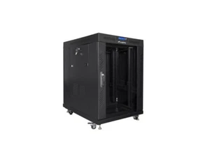 5901969430363 LANBERG FREE STANDING 19" RACK CABINET 15U 600x800 BLACK Lanb - Picture 1 of 5