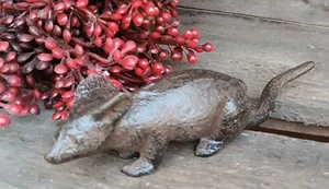 Kleine süße Maus aus   Gusseisen Rost Landhaus Shabby  Garten + NEU + - Bild 1 von 4