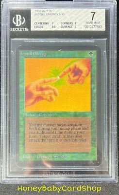 MTG Limited Edition Alpha 1993 Instill Energy BGS 7.0 NM Old School 93/94 - Image 1 of 4