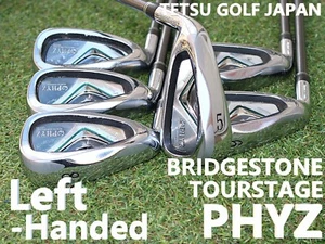 TOURSTAGE PHYZ Left-Handed Iron Set 5-PW 6 Clubs Genuine Graphite PZ-501I R-Flex - Picture 1 of 19