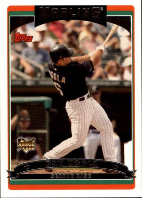 2006 Topps #631 Dan Uggla RC Rookie Marlins Nationals - Image 1 of 2