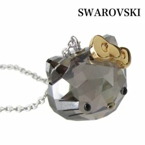 Swarovski Hello Kitty Jet Crystal Pendant  1152576 - Picture 1 of 5