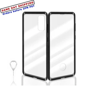 Magnetic Adsorption HD Tempered Glass Cover Case for Samsung Galaxy S20 SM-G981U - Picture 1 of 4