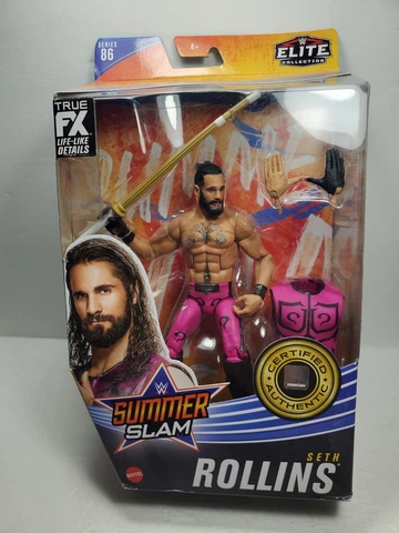 WWE Summer Slam Elite Collection: SETH ROLLINS 7" Action Figure! Series #86 1-P Cover