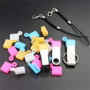 5pcs Multifunction Silicone USB Cover with Lanyard Unisex Usage for All - Afbeelding 1 van 12