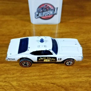 Hot Wheels Flying Colors Redline Olds 442 Police Cruiser White Hong Kong HK 1976 - Picture 1 of 6