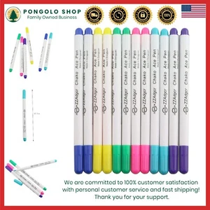 Disappearing Fabric Marker Pen 12PCS Washable Erasable Art Sewing Supplies - Picture 1 of 7