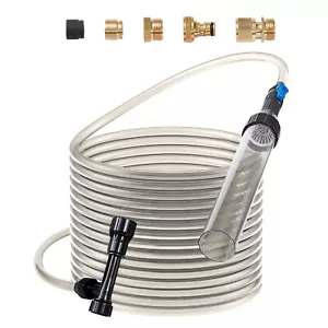 VEVOR Aquarium Vacuum Gravel Cleaner 33ft PVC Hose Siphon for Fish Tank Cleaning - Picture 1 of 12
