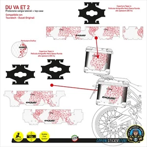 Set Hochwertiger Schutz Koffer DUCATI Multistrada Enduro Touratech Du VA ET2 - Bild 1 von 1