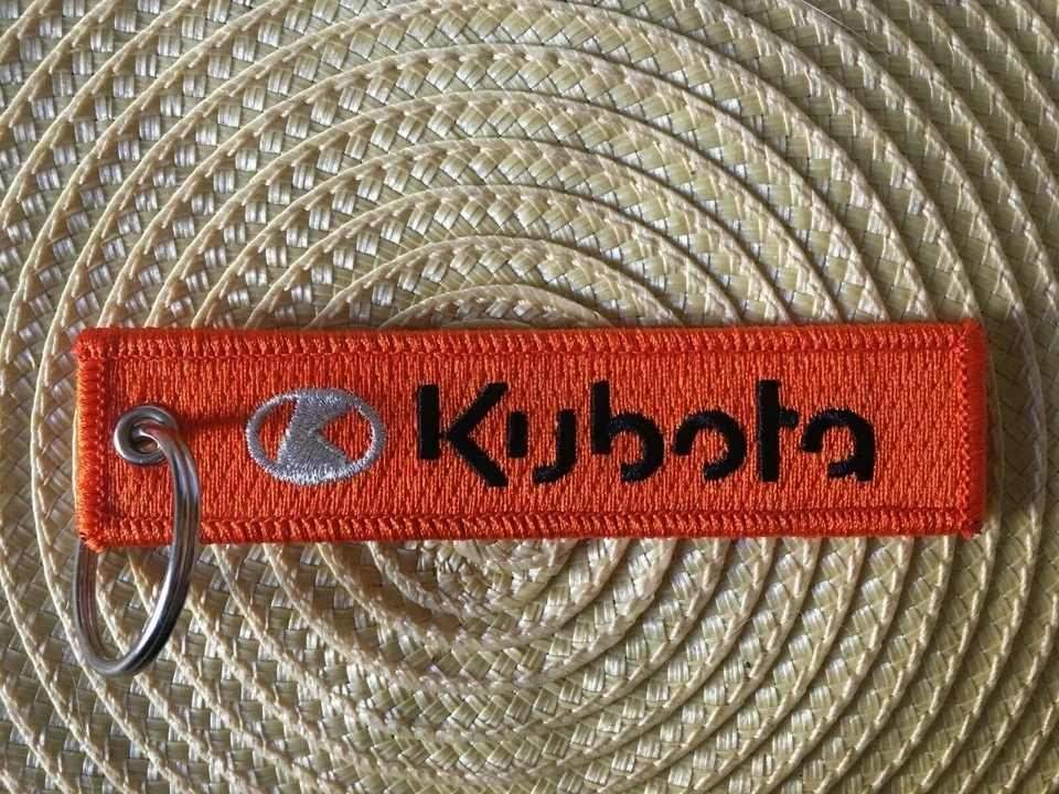 Kubota Embroidered Key Chain, Agriculture, Garden, Golf, Construction Equipment - Image 1 of 1