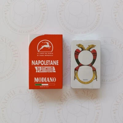 CARTE DA GIOCO MODIANO NAPOLETANE PLATINUM PLASTICA 100% (MO300168)