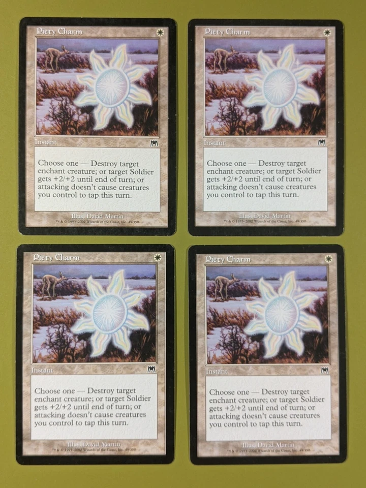 Piety Charm x4 Onslaught 4x Playset Magic the Gathering MTG - Image 1 of 1