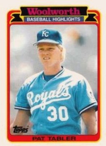 1989 Topps Woolworth Baseball Highlights Baseball 18 Pat Tabler