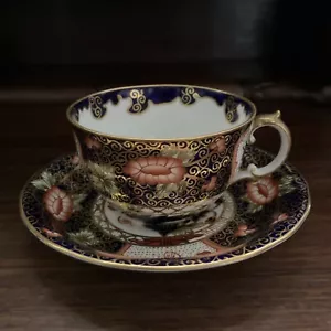 Royal Crown Derby #4591 Cup & Saucer c. 1905 & 1907 #4 - Picture 1 of 22