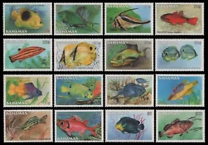 Bahamas 1986 - Mi-Nr. 618-633 X I ** - MNH - Fische / Fish (I) - Bild 1 von 1