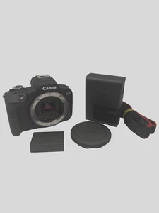 Cannon EOS R100 (Body Only, Battery, Charger, Body Cap, and Strap Only) Black - Picture 1 of 16