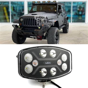 10" LED Work Spot Light Warning Lights Roof Driving Lamp IP68 For Jeep Wrangler - Picture 1 of 13