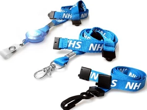 Genuine NHS Double Breakaway Lanyard Neck Strap free and quick postage UK Seller - Picture 1 of 13